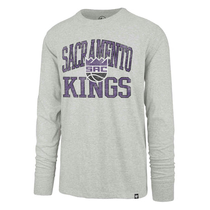 Sacramento Kings '47 First Rate Franklin Long Sleeve T-Shirt - Gray | 47 brand discount