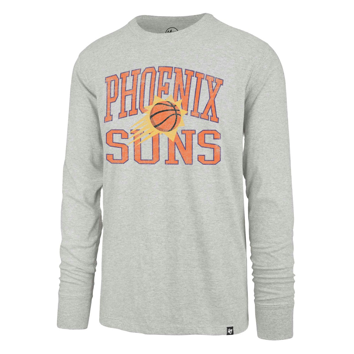 Phoenix Suns '47 First Rate Franklin Long Sleeve T-Shirt - Gray | 47 brand discount