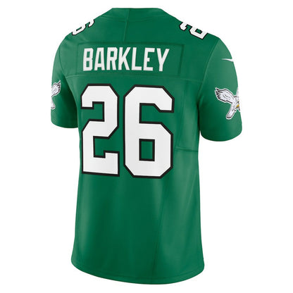 Saquon Barkley Philadelphia Eagles Alternate Vapor F.U.S.E. Limited Jersey - Kelly Green | Nike cheap
