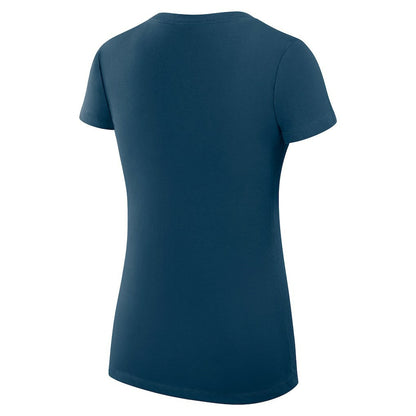 Indiana Pacers G-III 4Her by Carl Banks Women's Super-Slim Fit Lightweight Heart V-Neck T-Shirt - Navy discount