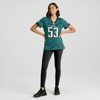 Zack Baun Philadelphia Eagles Women's Game Jersey - Midnight Green | Nike cheap