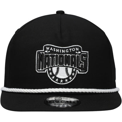 Washington Nationals Golfer Snapback Hat - Black | New Era