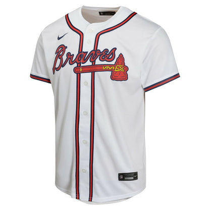 Austin Riley Atlanta Braves Youth Home Game Player Jersey - White | Nike