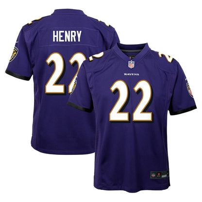 Derrick Henry Baltimore Ravens Youth Game Jersey - Purple | Nike on sale