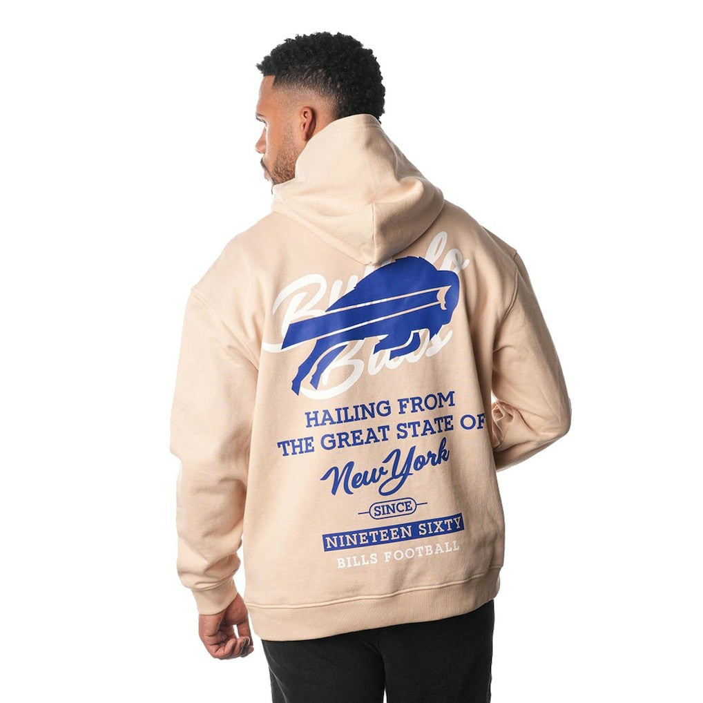 Buffalo Bills The Wild Collective Unisex Fleece Pullover Hoodie - Cream outlet