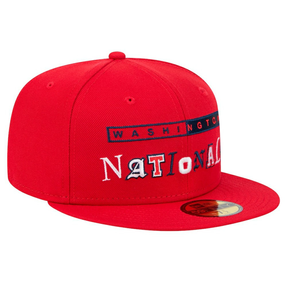 Washington Nationals Ransom 59FIFTY Fitted Hat - Red | New Era