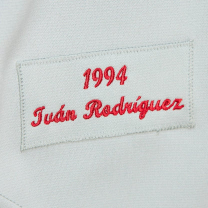Ivan RodriguezTexas Rangers 1994 Cooperstown Collection Authentic Dark Jersey - Gray | Mitchell & Ness