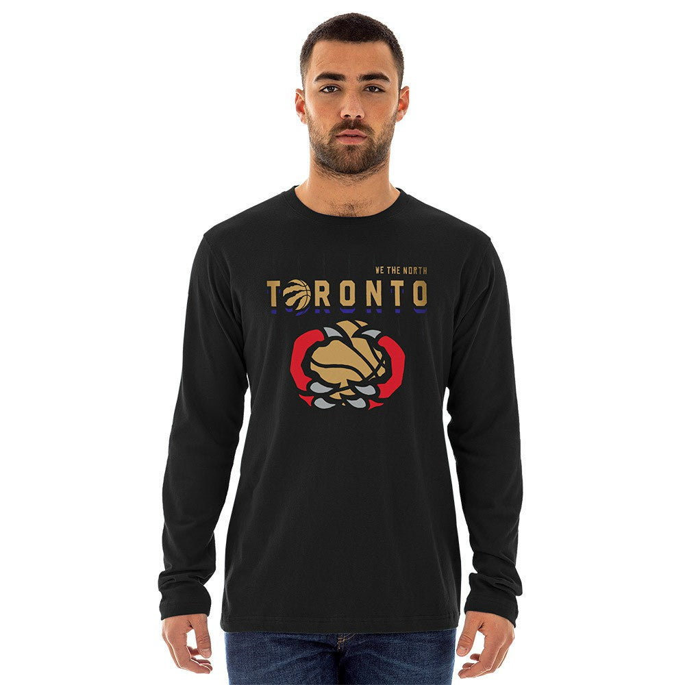 Toronto Raptors 2024/25 City Edition Long Sleeve T-Shirt - Black | New Era cheap
