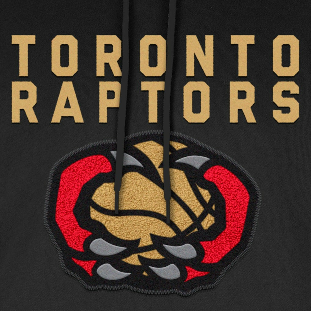 Toronto Raptors 2024/25 City Edition Chenille Heavyweight Pullover Hoodie - Black | New Era online