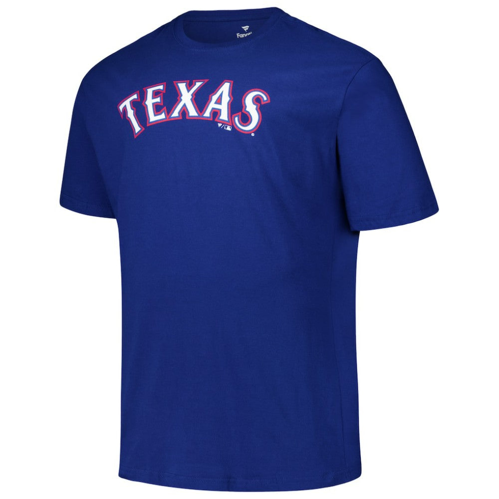 Evan Carter Texas Rangers Big & Tall Name & Number T-Shirt - Royal
