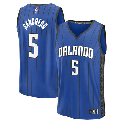 Paolo Banchero Orlando Magic Fast Break Replica Player Jersey - Statement Edition - Blue | Fanatics on sale