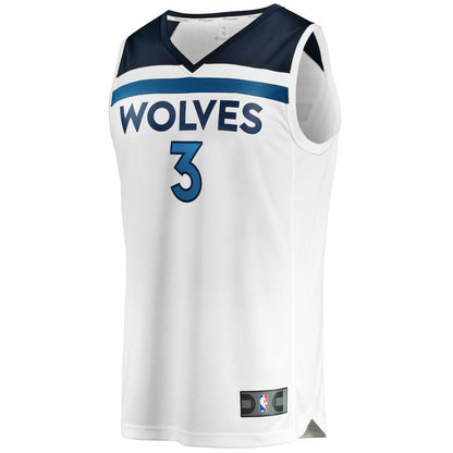 Jaden McDaniels Minnesota Timberwolves Fast Break Replica Player Jersey - Association Edition - White | Fanatics cheap