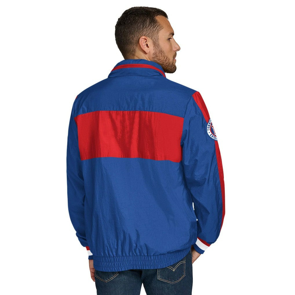 Buffalo Bills Tommy Hilfiger Gael Lightweight Half-Zip Hoodie Jacket - Royal for sale