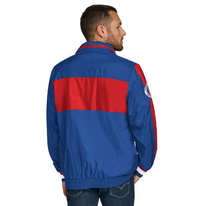 Buffalo Bills Tommy Hilfiger Gael Lightweight Half-Zip Hoodie Jacket - Royal for sale