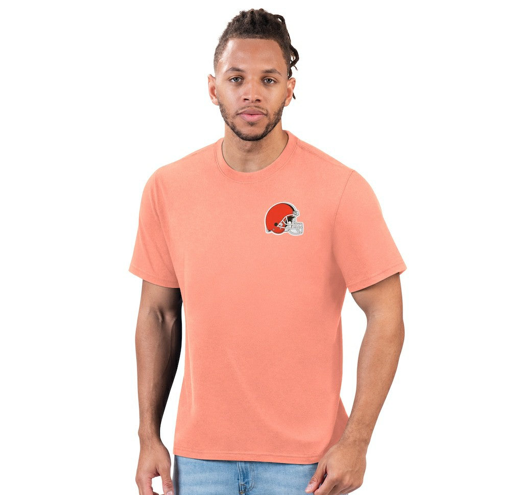 Cleveland Browns Margaritaville Flip Flop T-Shirt - Orange online