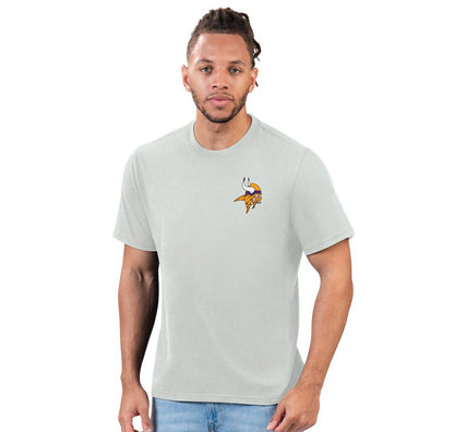 Minnesota Vikings Margaritaville Flip Flop T-Shirt - Gray outlet