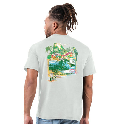 Jacksonville Jaguars Margaritaville Time Flies T-Shirt - Gray online