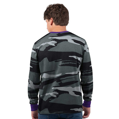 Minnesota Vikings Starter Thursday Night Gridiron Long Sleeve T-Shirt- Gray outlet