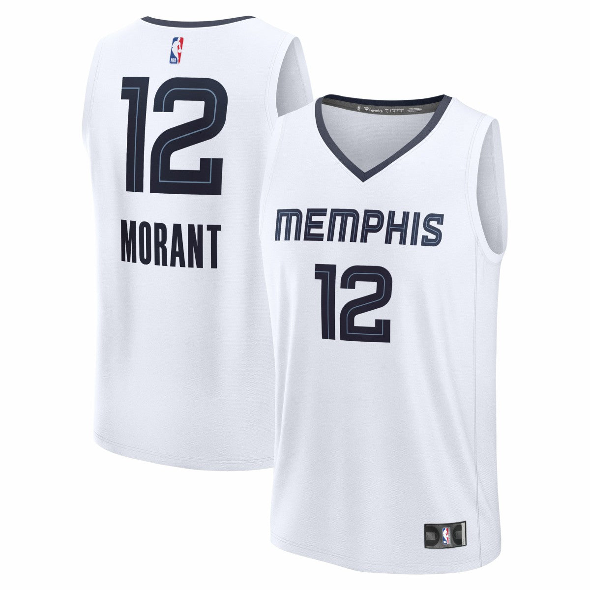 Ja Morant Memphis Grizzlies Fast Break Replica Player Jersey - Association Edition - White | Fanatics online