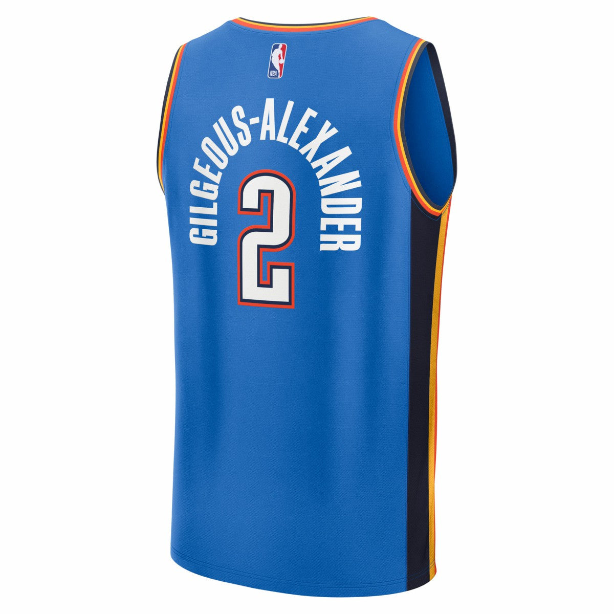 Shai Gilgeous-Alexander Oklahoma City Thunder Fast Break Replica Player Jersey - Icon Edition - Blue | Fanatics outlet
