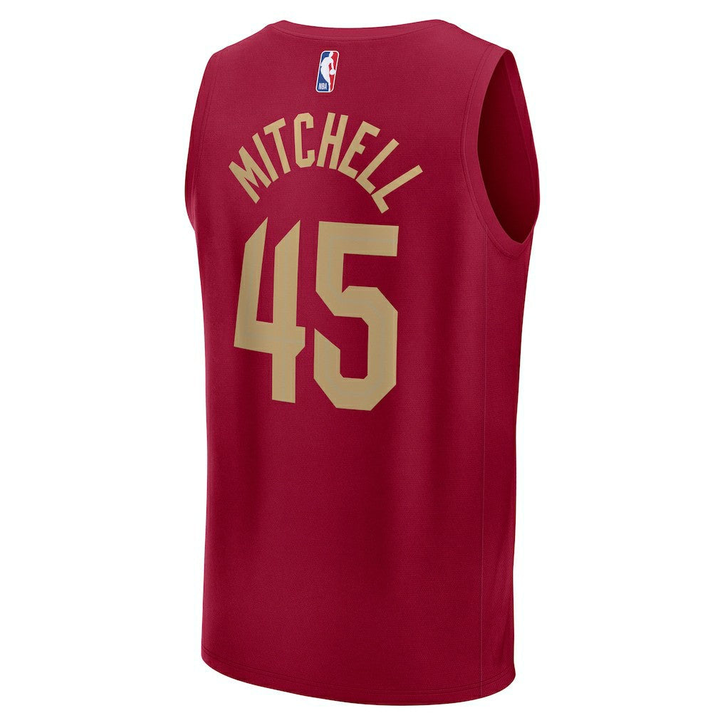 Donovan Mitchell Cleveland Cavaliers Fast Break Replica Player Jersey sale - Icon Editi- Wine | Fanatics sale