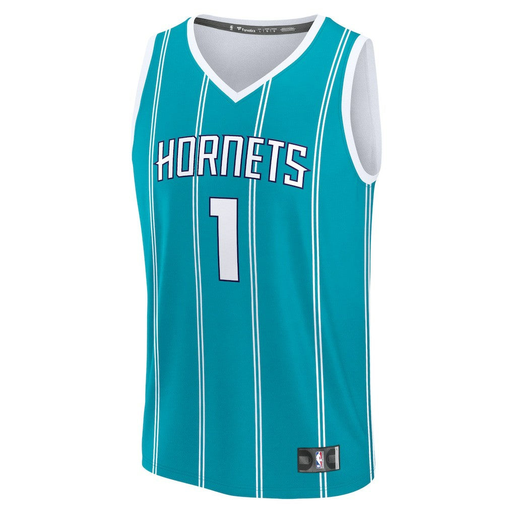 LaMelo Ball Charlotte Hornets Fast Break Replica Player Jersey - Icon Edition - Teal | Fanatics for sale