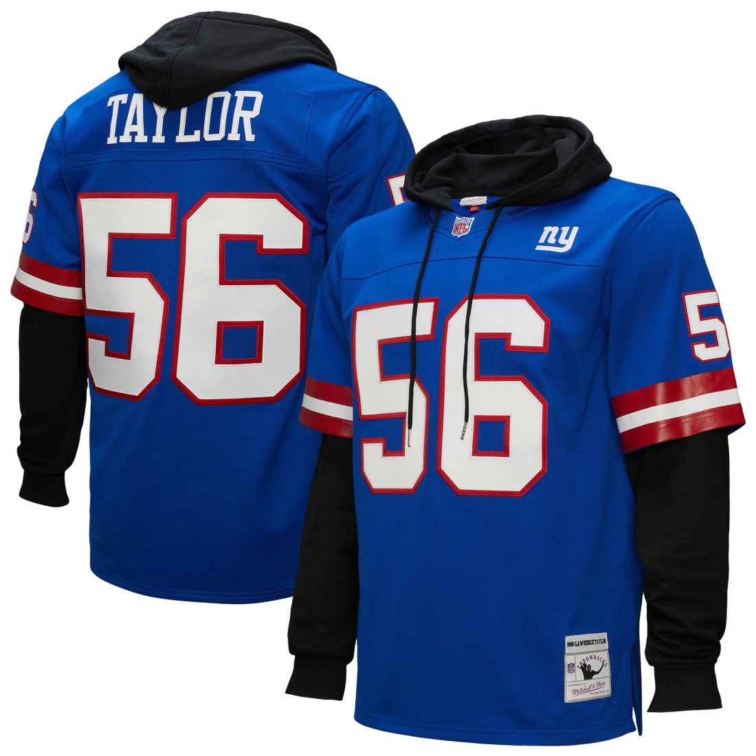 Lawrence Taylor New York Giants Player Name & Number Hoodie Legacy Jersey - Royal outlet