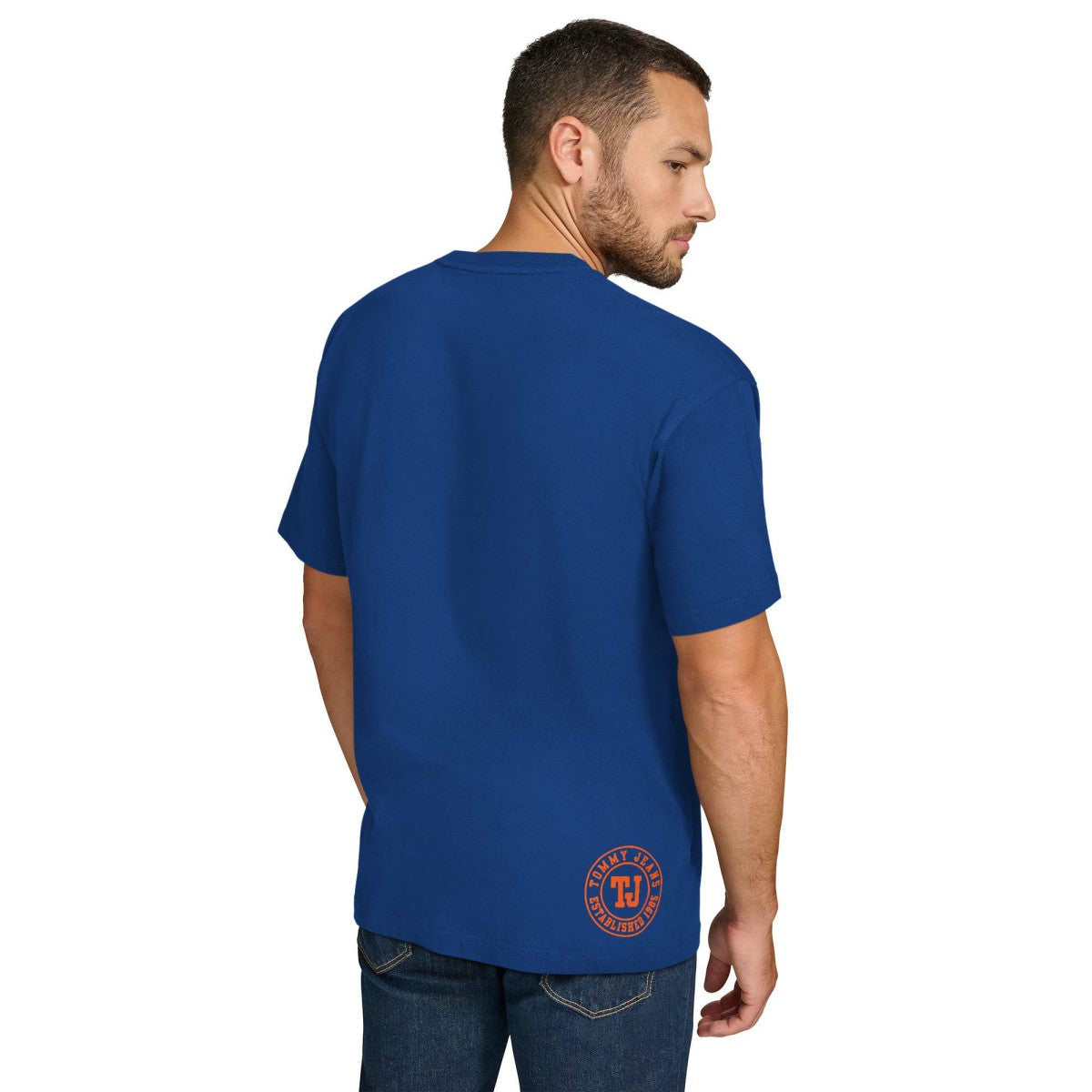 New York Knicks Tommy Jeans Noah Swish T-Shirt - Blue cheap
