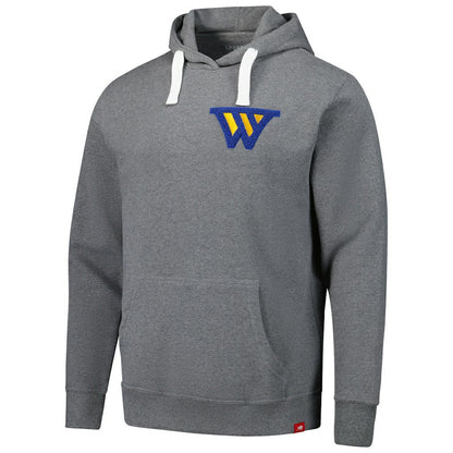 Golden State Warriors Sportiqe Unisex Varsity Collection Blake Pullover Hoodie - Heather Gray shop