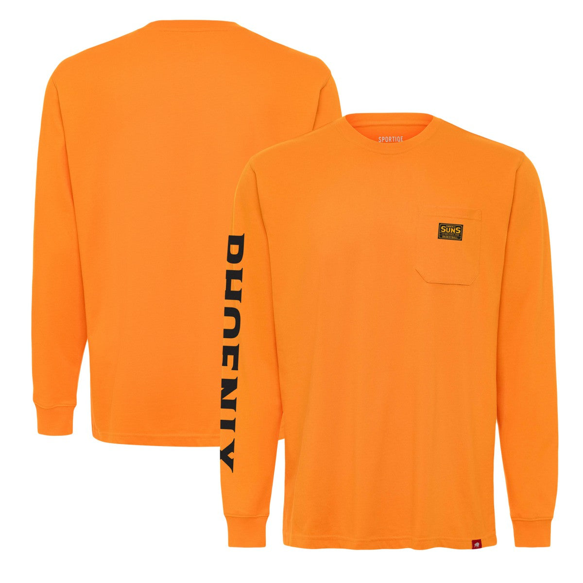 Phoenix Suns Sportiqe Unisex Wales Heavyweight Pocket Long Sleeve T-Shirt - Orange on sale