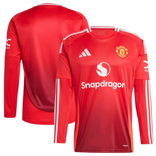 Manchester United 2024/25 Home Long Sleeve Replica Jersey - Red | Adidas sale