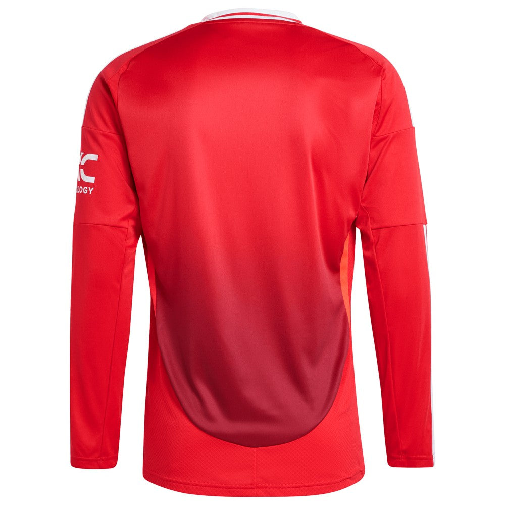 Manchester United 2024/25 Home Long Sleeve Replica Jersey - Red | Adidas sale