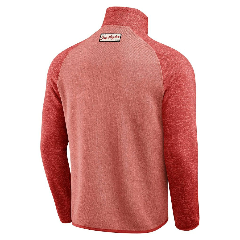 Kansas City Chiefs Darius Rucker Collection Tonal Quarter-Zip Jacket - Red for sale