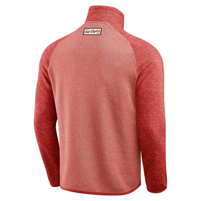 Kansas City Chiefs Darius Rucker Collection Tonal Quarter-Zip Jacket - Red for sale