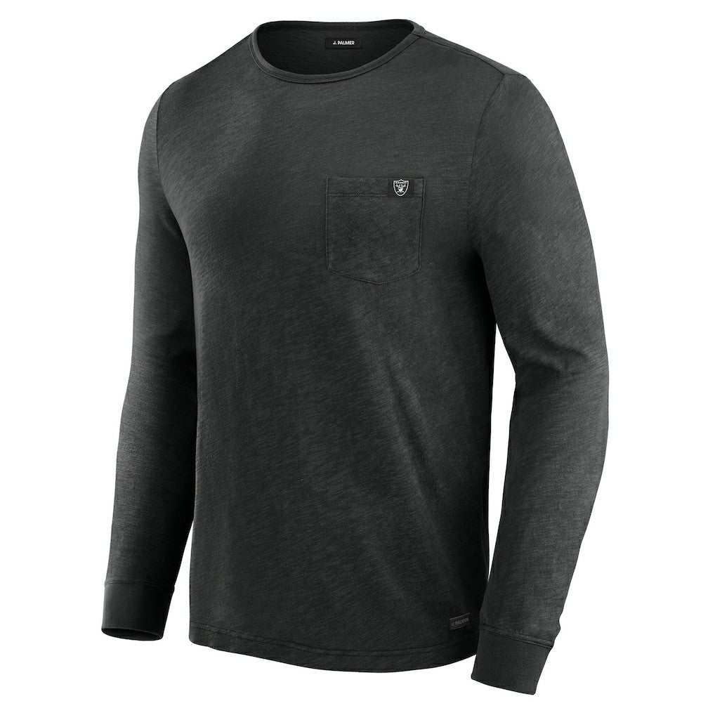 Las Vegas Raiders J. Palmer In-The-Pocket Long Sleeve T-Shirt - Black for sale