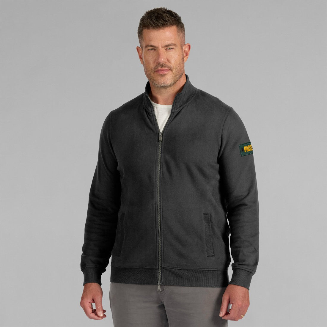 Green Bay Packers J. Palmer QB1 Full-Zip Sweatshirt - Black sale