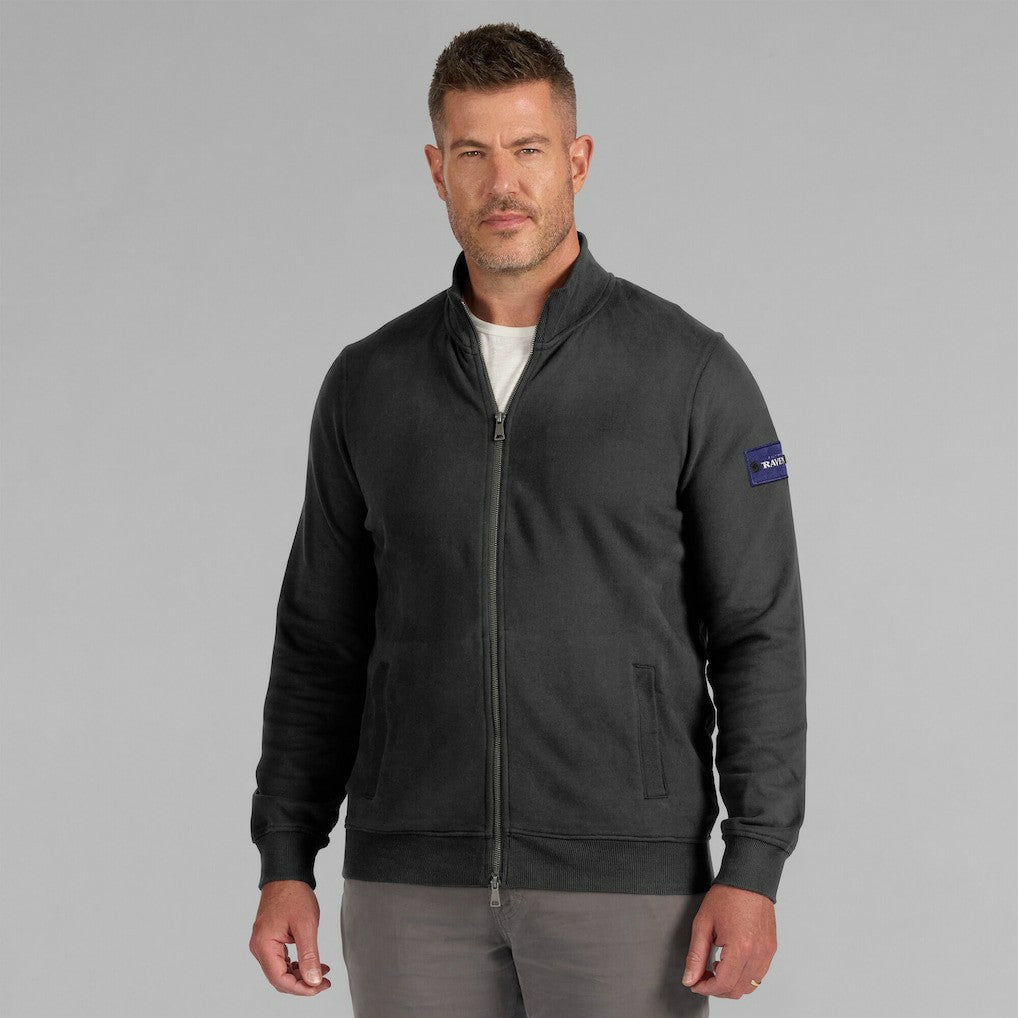 Baltimore Ravens J. Palmer QB1 Full-Zip Sweatshirt - Black on sale