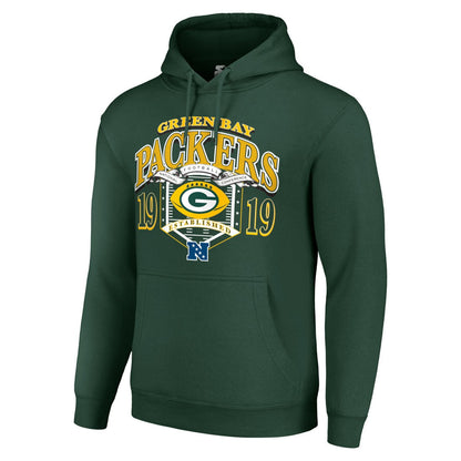 Green Bay Packers Starter 80s Retro Pullover Hoodie - Green discount