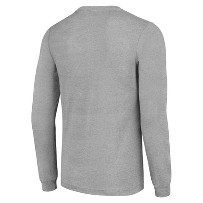 Minnesota Vikings Starter Retro Long Sleeve Graphic T-Shirt - Heather Gray cheap