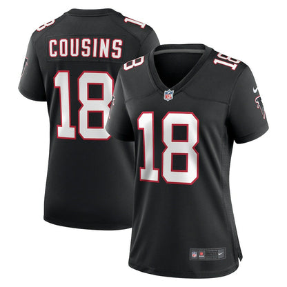 Kirk Cousins Atlanta Falcons Women's Alternate Game Jersey - Black | Nike sale