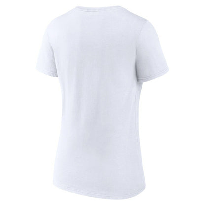 Indiana Pacers Women's Alternate Logo V-Neck T-Shirt - White sale