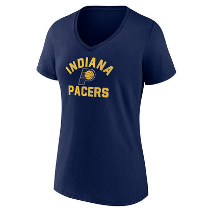 Indiana Pacers Women's Overtime V-Neck T-Shirt - Navy discount