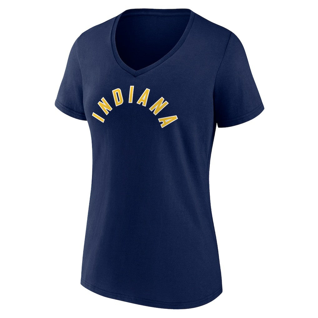 Indiana Pacers Women's Wordmark Alternate V-Neck T-Shirt - Navy online