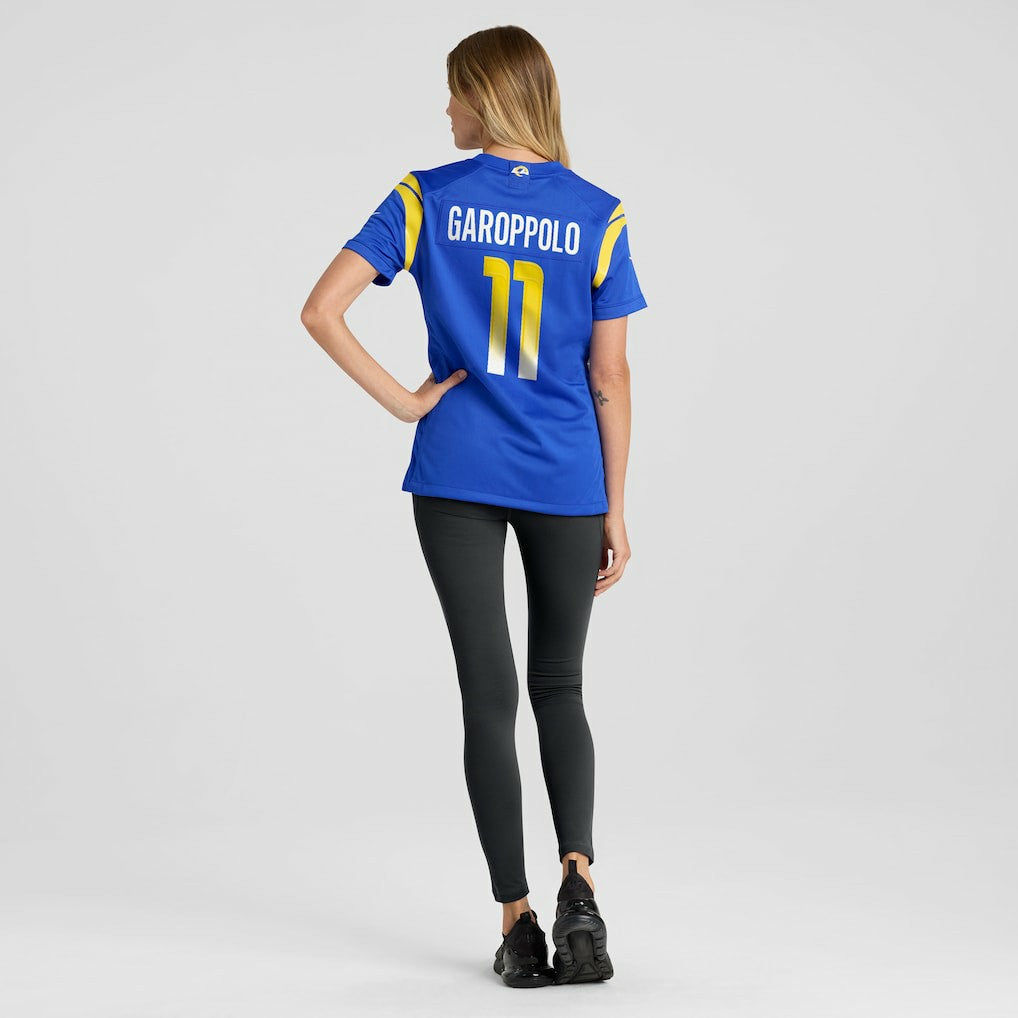 Jimmy Garoppolo Los Angeles Rams Women's Team Game Jersey - Royal | Nike cheap