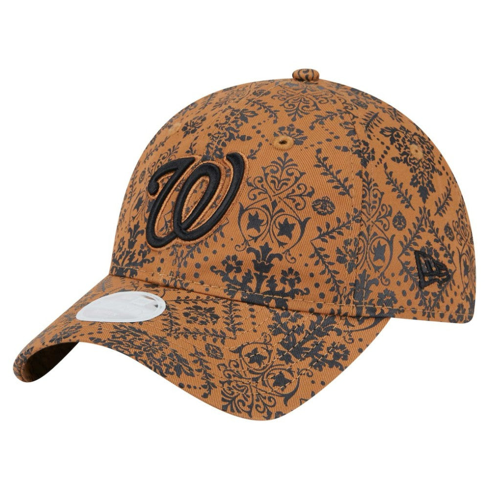 Washington Nationals Women's Vintage Deco 9TWENTY Adjustable Hat - Brown | New Era