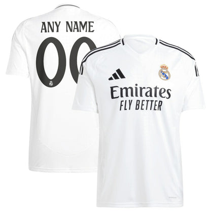 Real Madrid 2024/25 Home Replica Custom Jersey - White | Adidas shop