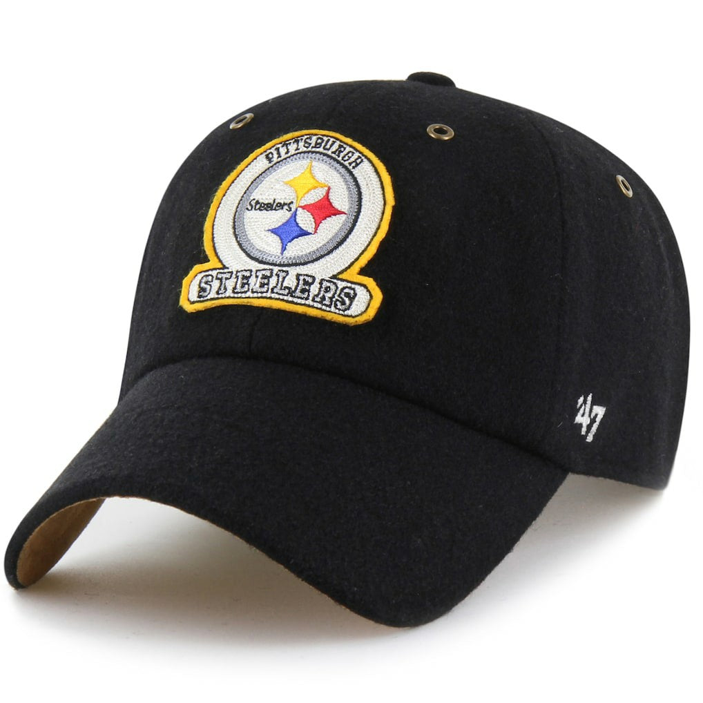 Pittsburgh Steelers Stoney Clover Lane x '47 Unisex Field Goal Clean Up Adjustable Hat - Black discount