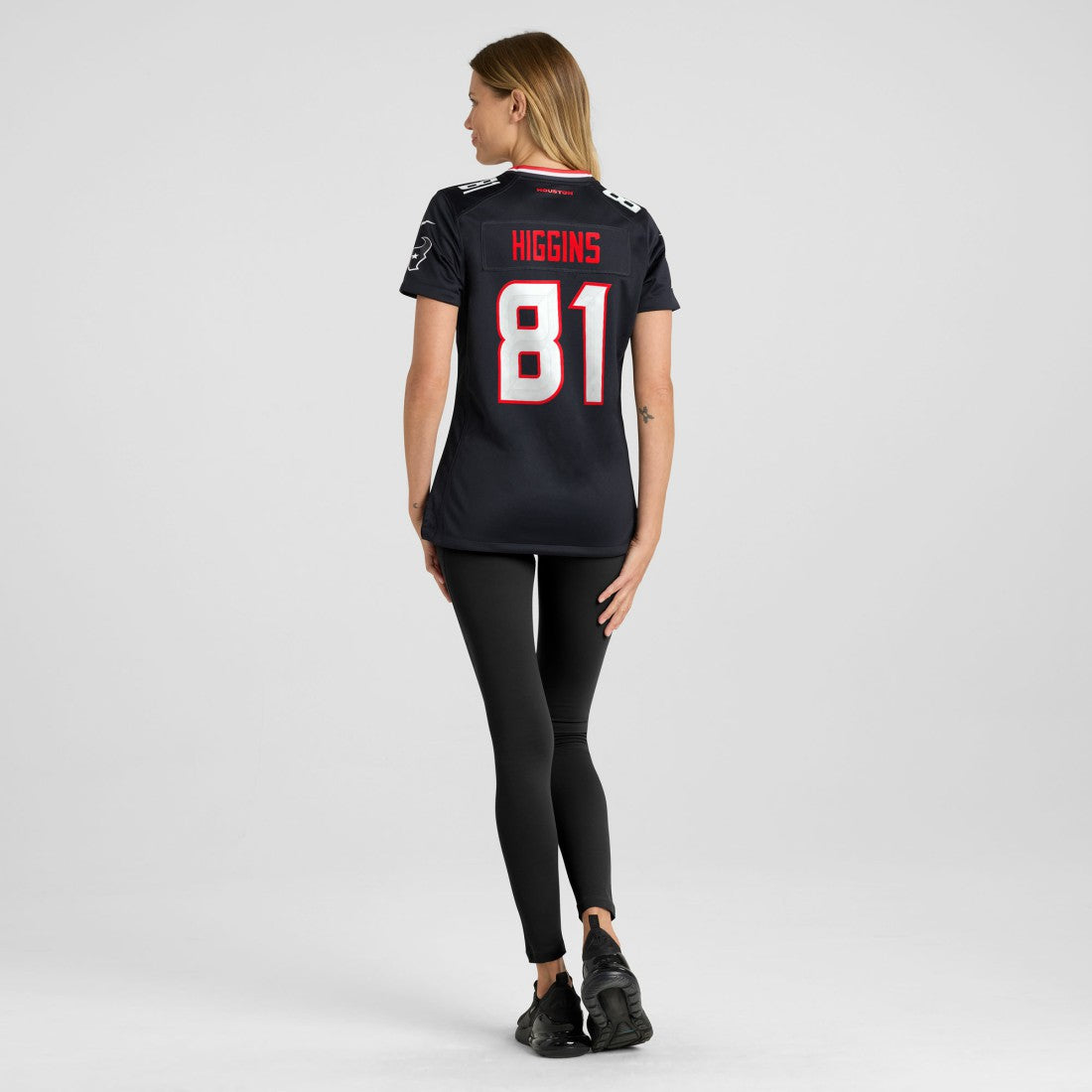 Jayden Higgins Houston Texans Women's Game Jersey - Navy | Nike for sale