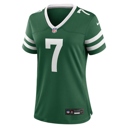 Justin Fields New York Jets Women's Game Jersey - Legacy Green | Nike on sale