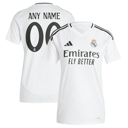 Real Madrid Women's 2024/25 Home Replica Custom Jersey - White | Adidas for sale